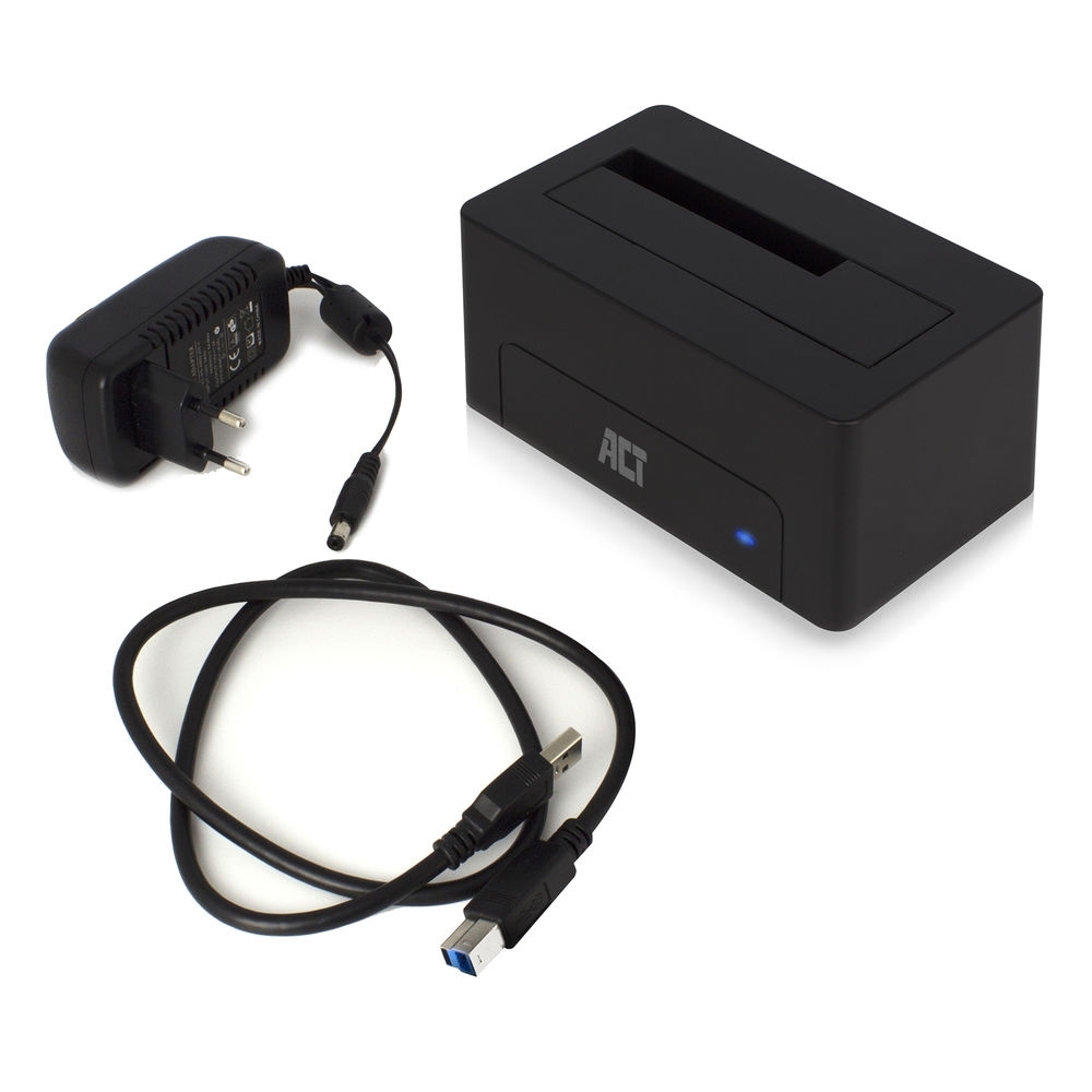 ACT USB 3.2 Gen1 2,5" en 3,5" HDD Docking Station