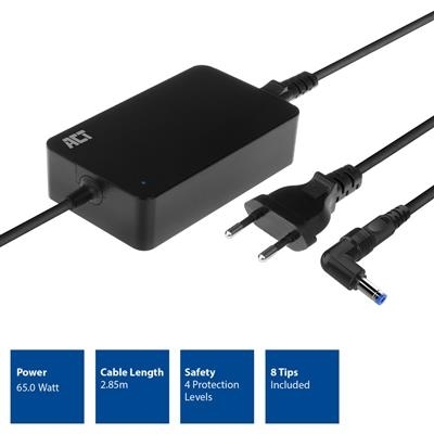 ACT universal notebook charger for 15.6" slim model