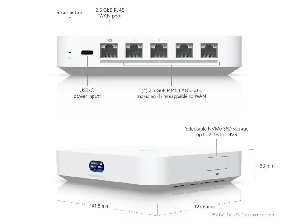 Ubiquiti UniFi Cloud Gateway Max (512 GB)