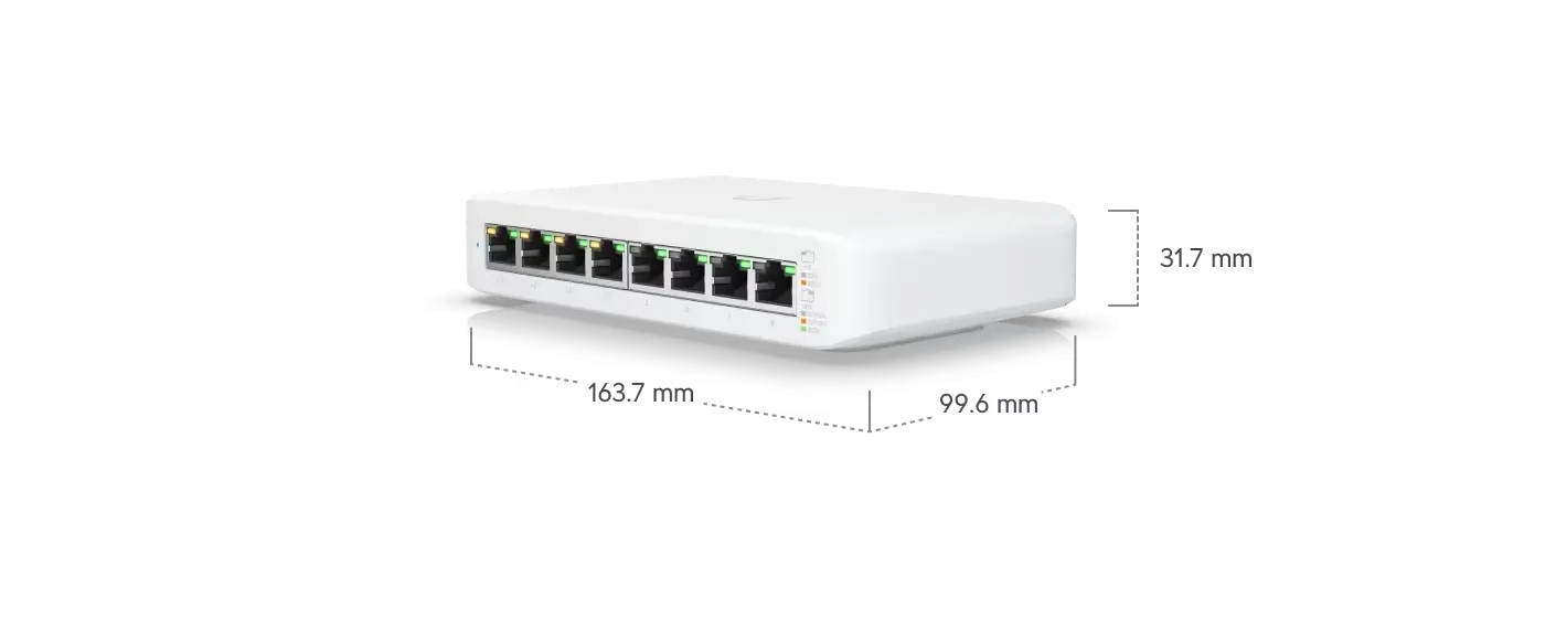 Ubiquiti UniFi Switch Lite - 8 poort 52W PoE