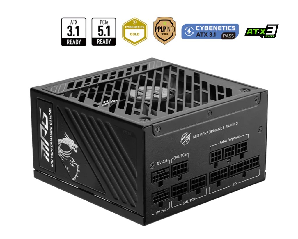 MSI MPG A850GS 850W ATX voeding